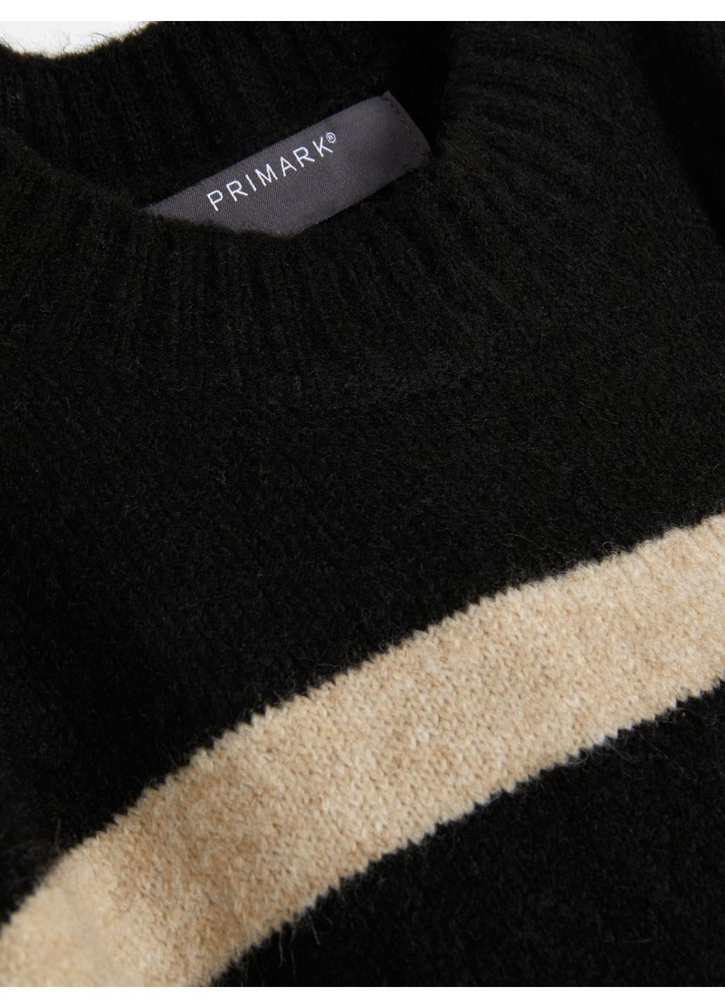 Черное платье демисезон,черный-бежевый, Primark