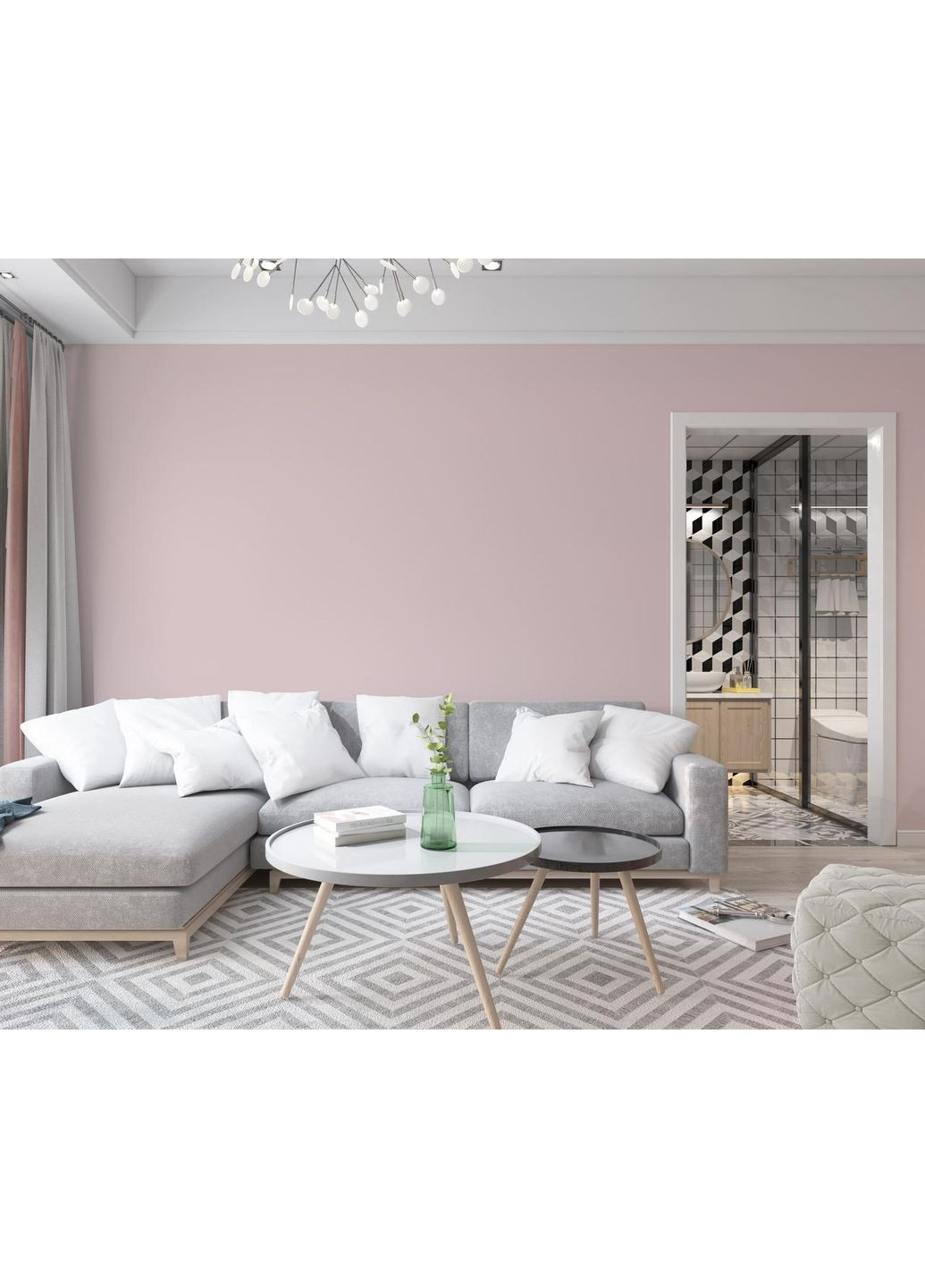 Краска интерьерная Латексная 1010-R10B Азалия 5 л SkyLine (361044994)