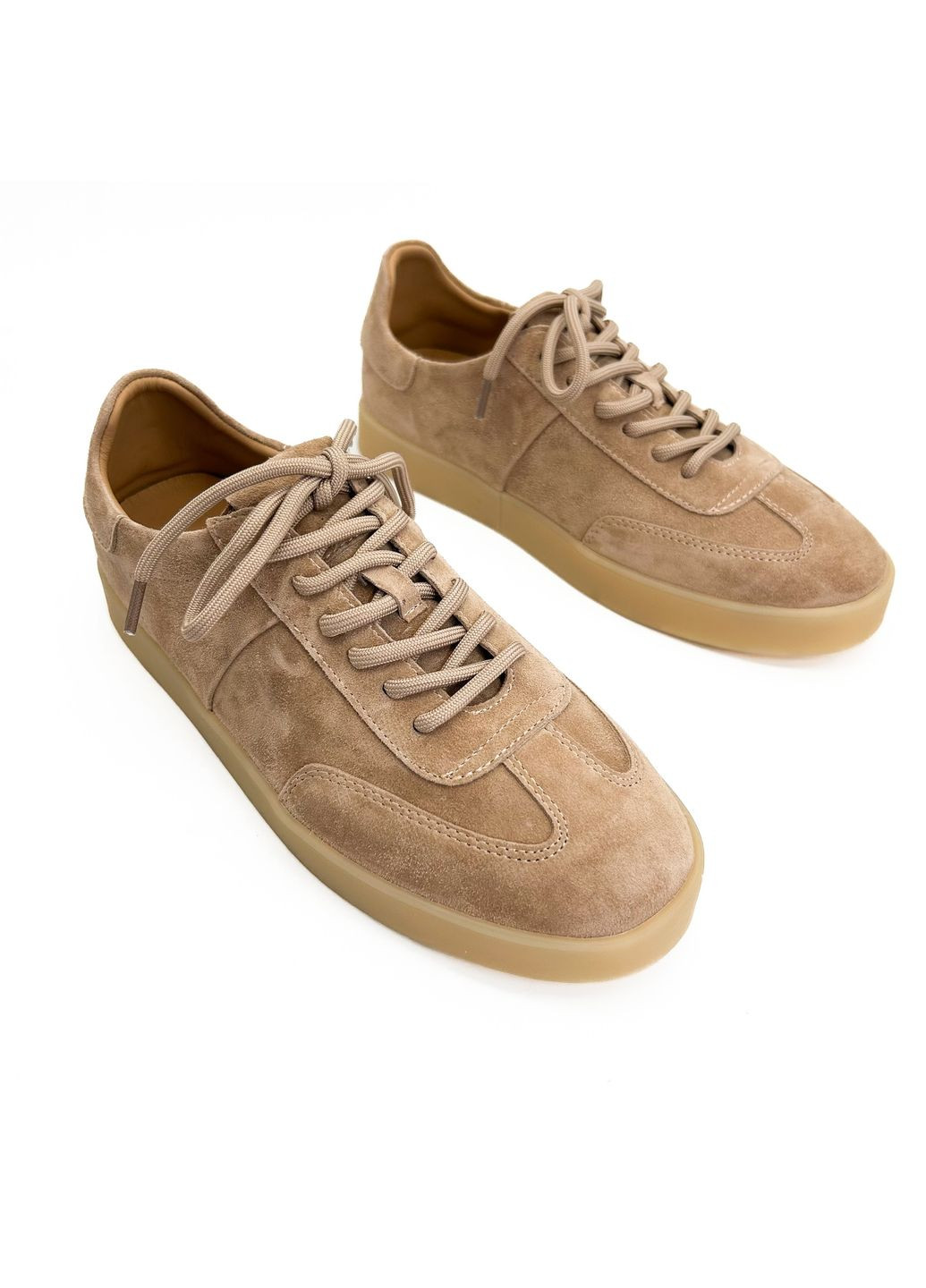 Світло-бежеві кеди (р) замшa 0-1-1-am-0920y-16 Arees Meniwa