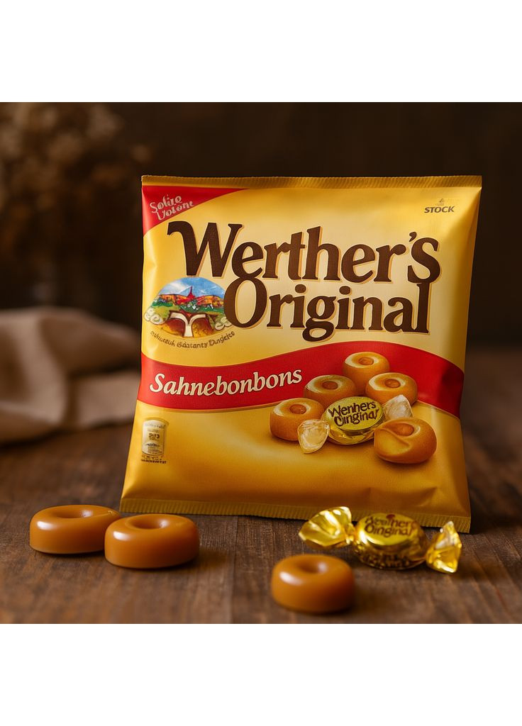 Цукерки Sahnebonbons 🍬 Werther's Original 180 гр. Німеччина Storck (346049188)