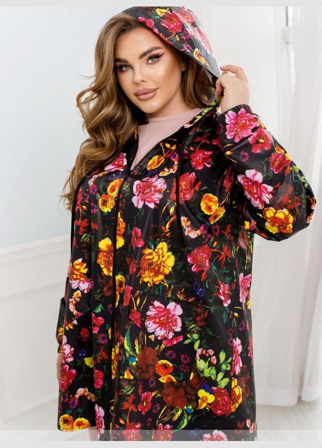 Черная демисезонная куртка-ветровка №241-черный sf-241 50 Sofia