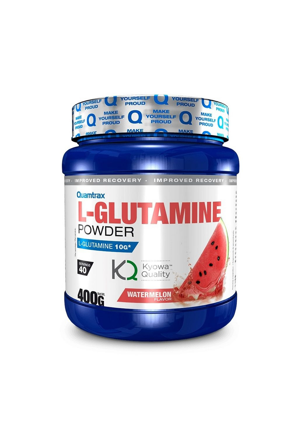 Амінокислота L-Glutamine Powder Kyowa Quality, 400 грам Кавун Quamtrax (293418270)