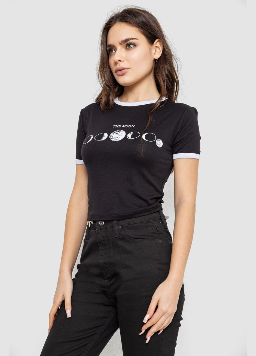 Футболка-топ жіноча з принтом,, 244R614 Ager - (318095323)