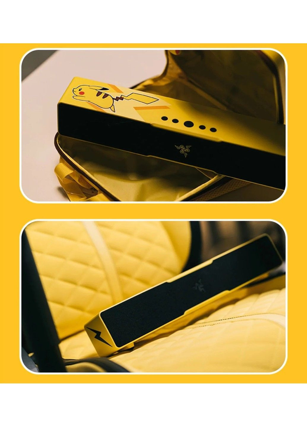 Игровой саундбар колонка Razer Leviathan V2 X Pokemon Pikachu limited edition (Желтый) No Brand (332634252)