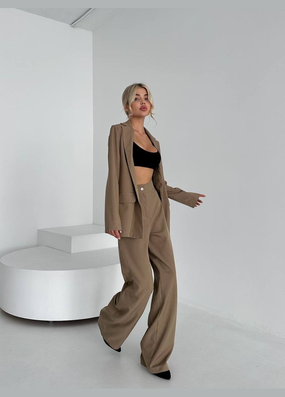 Класичний жіночий костюм на кожен день, діловий жіночий костюм для зустрічей No Brand (305950970)