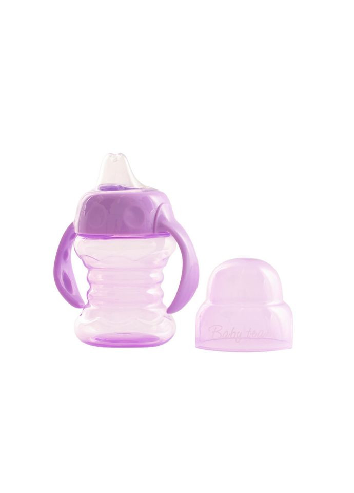 Поильник-непроливайка со спаутом 5022_фиолетовый 180 мл Baby Team (345877527)