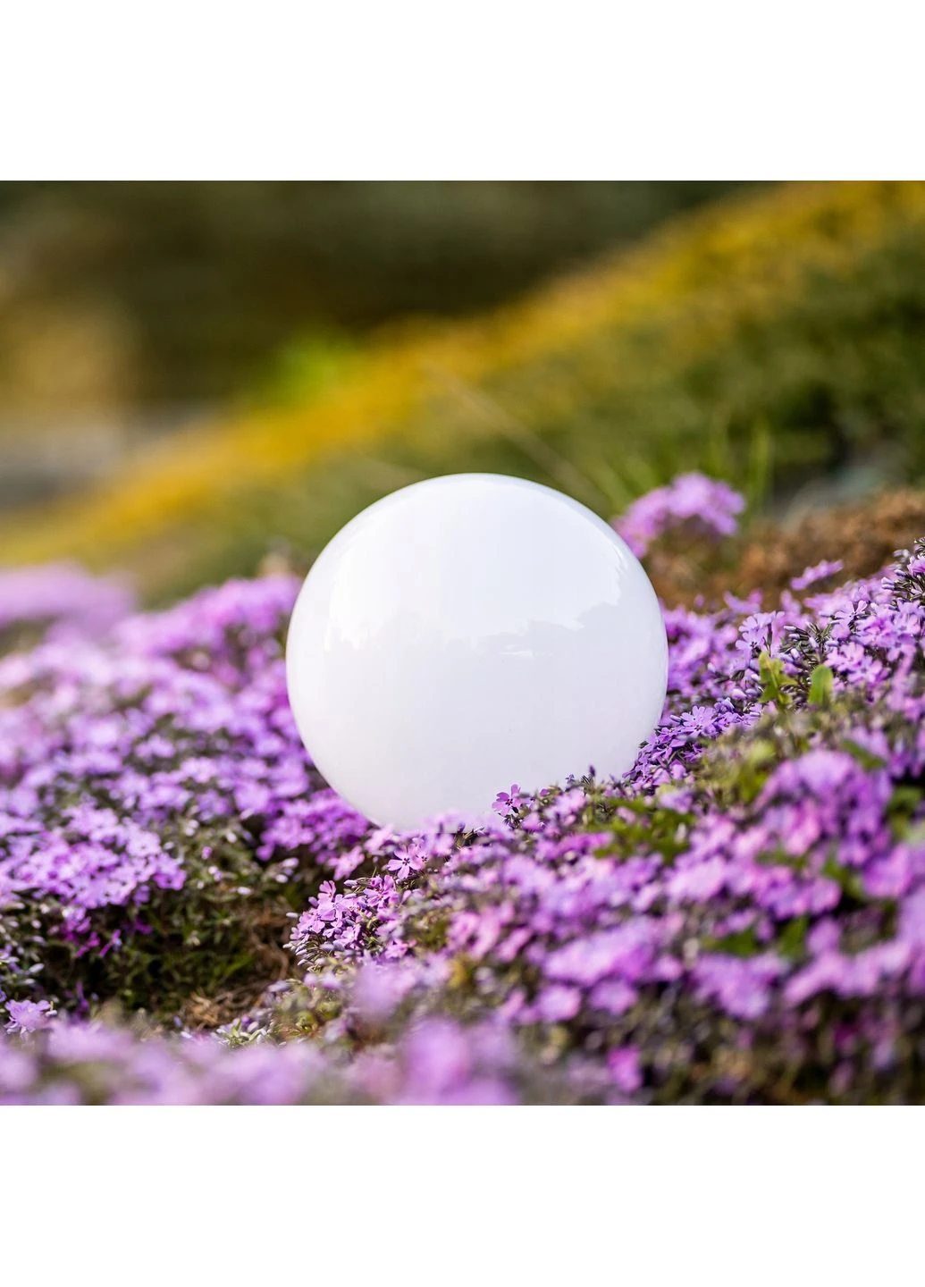 Садовый LED‑шар 20см на солнечной батарее — Lumiled Atris, холодный свет 6500K, IP44 Jooki (388655536)