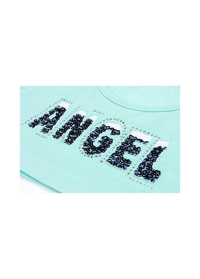 Комбінована сукня з топом "angel" (10254-128g-green) Breeze (300624737)