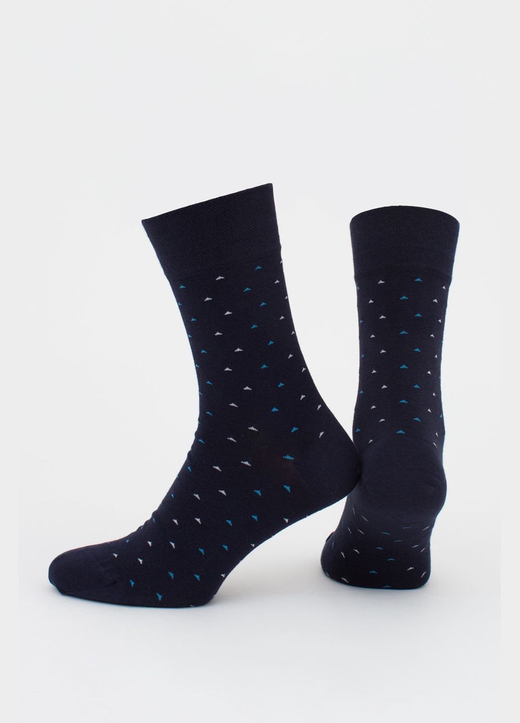 Сині шкарпетки чоловічі Giulia горошок (302297614)