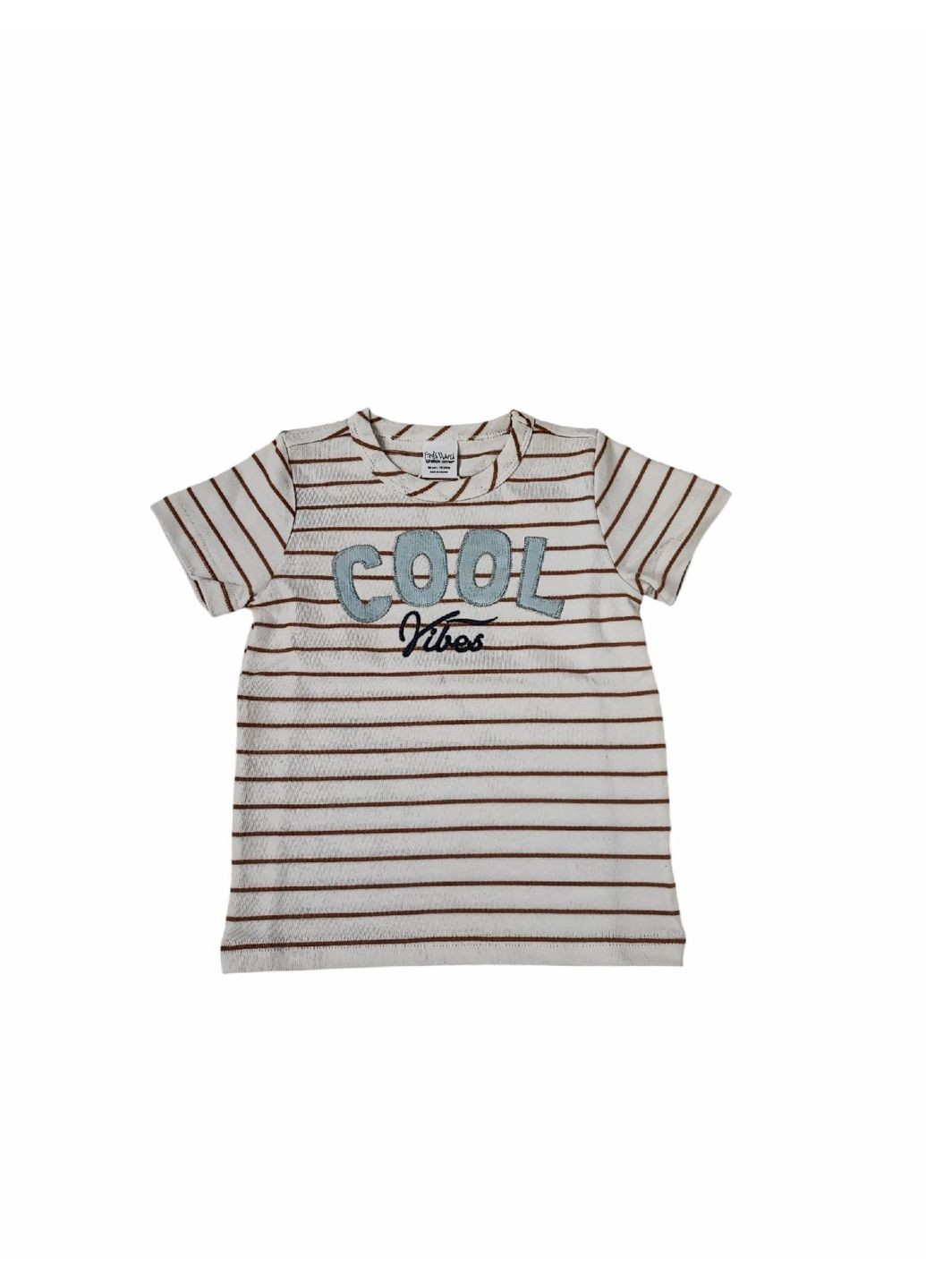 Біла літня дитяча футболка для хлопчика біла (25111249) Green Cotton