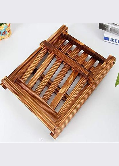 Підставка для квітів з дерева Мостолес капучино (ЦВП-002509) No Brand (328230242)