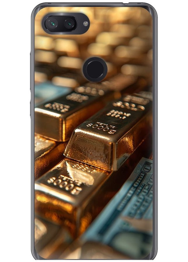 Силиконовый чехол 'Сияние золота' для Endorphone xiaomi mi 8 lite (291127616)