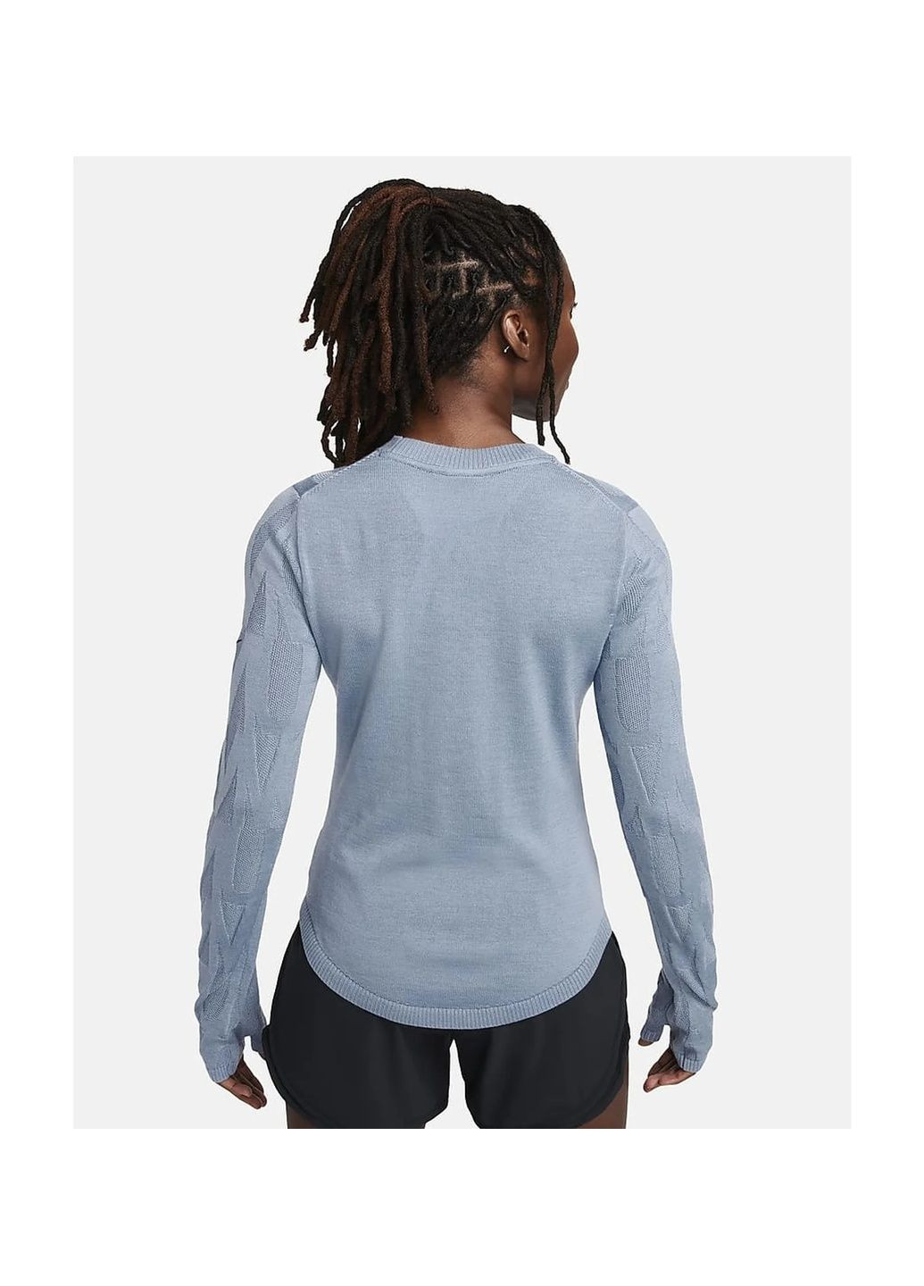 Женский лонгслив Running Division Light Blue Nike (365961550)