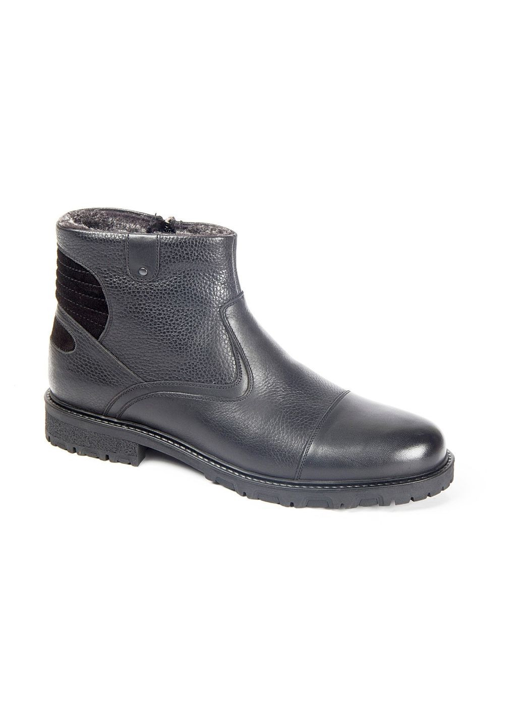 Черные зимние ботинки мужские Springer