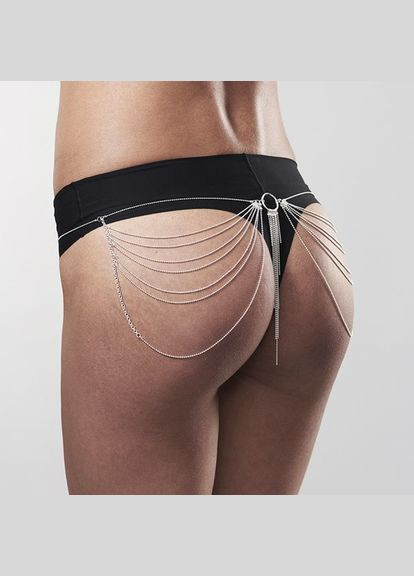 Ланцюжок трусики або ліф Magnifique Waist Chain – silver, прикраса на тіло Bijoux Indiscrets (298938339)