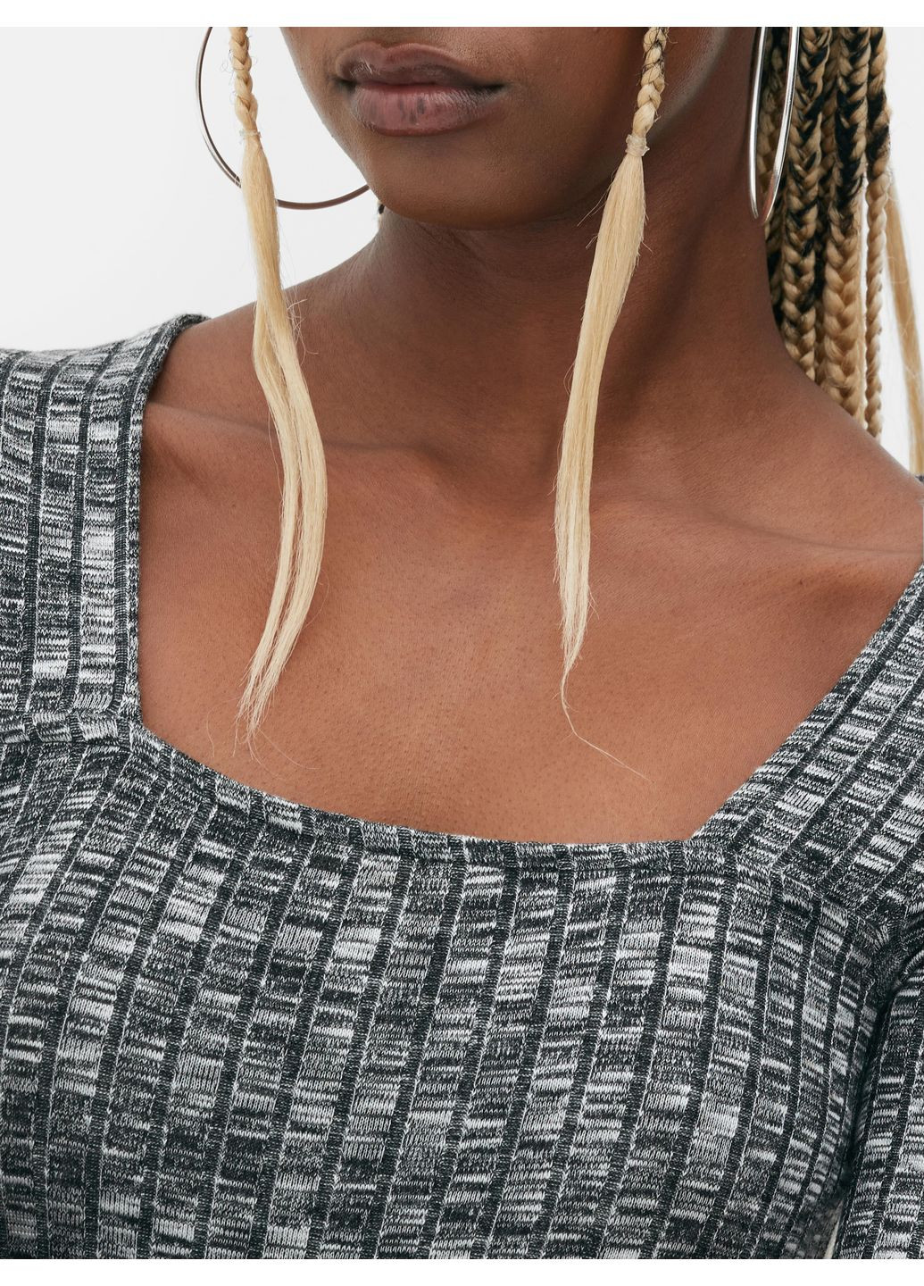 Черно-белое платье демисезон,черный-белый, Primark