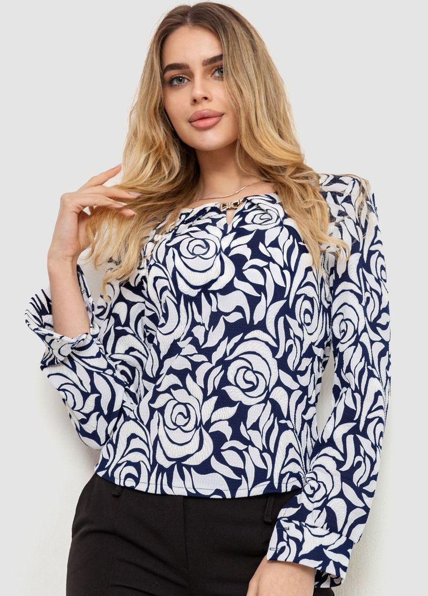 Комбінована блуза з принтом Kamomile 186R400
