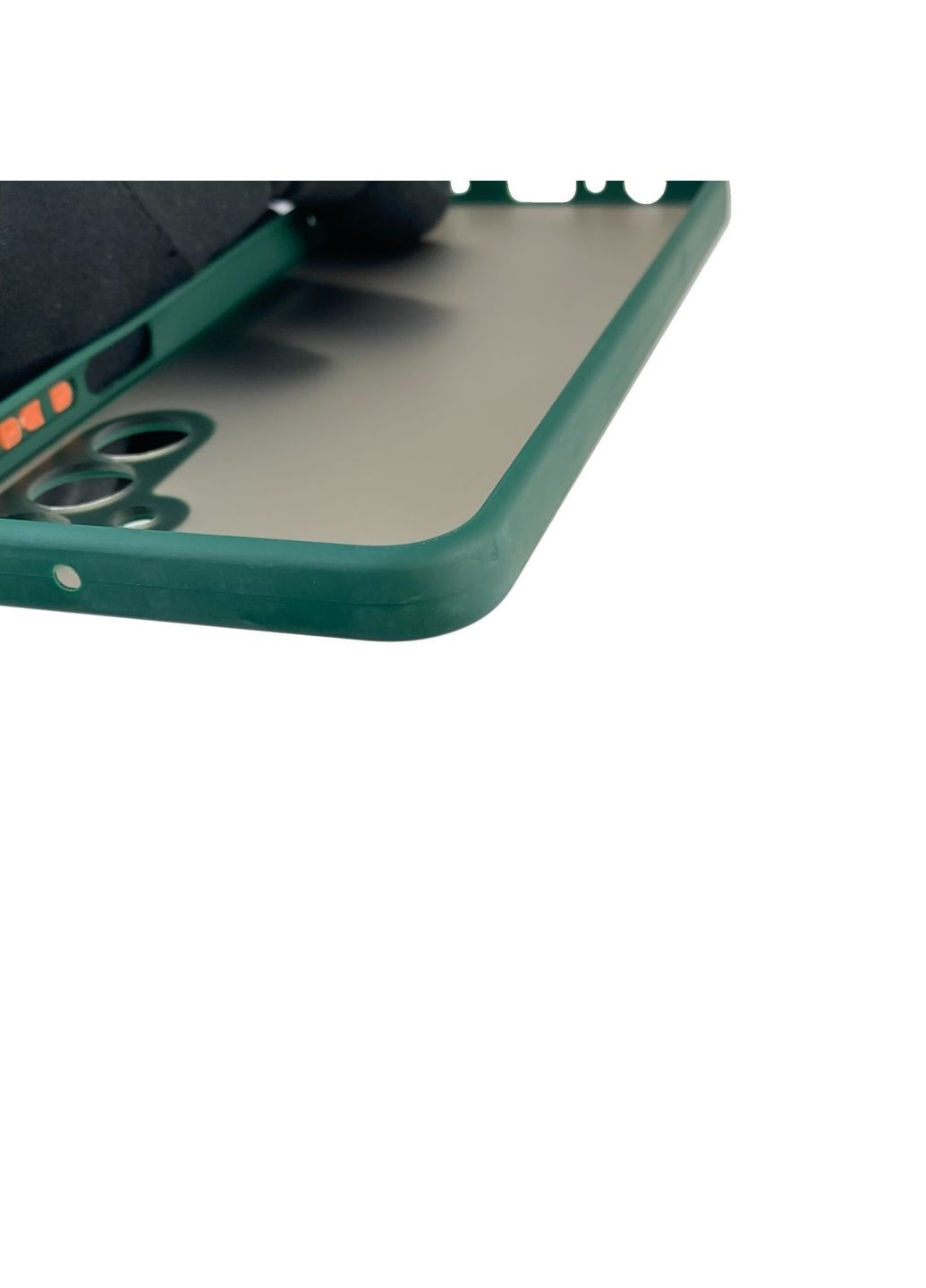 Чехол для телефона Galaxy A25 5G (SM-A256B) с высокими бортами на самсунг а25 темно-зеленый Samsung (366387106)