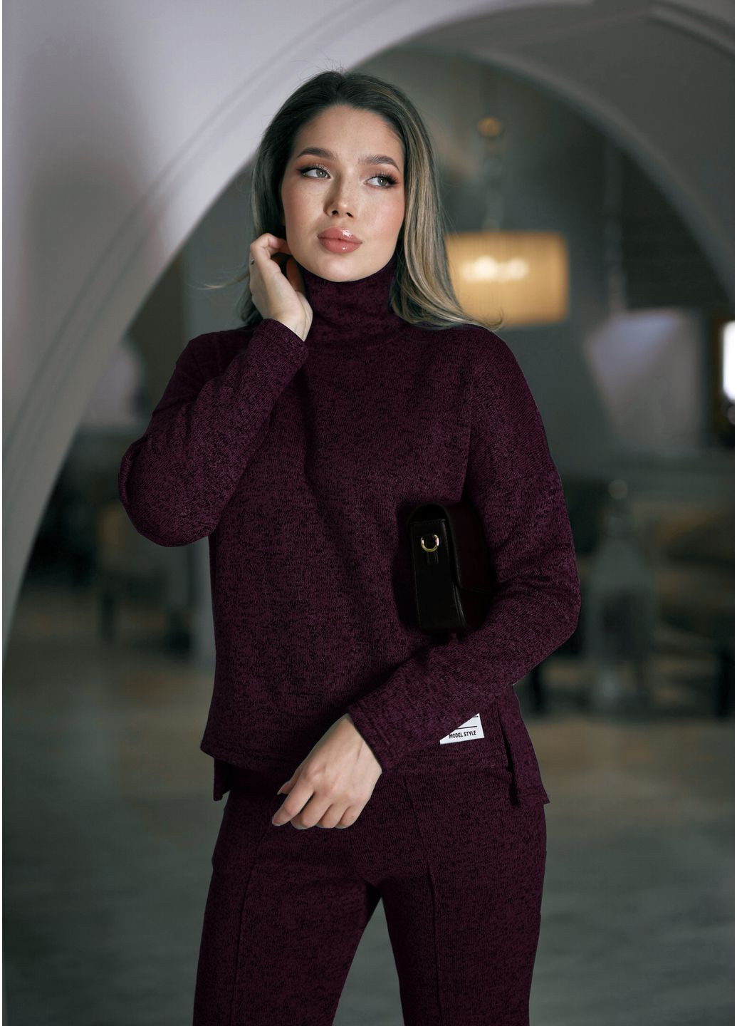 Жіночий костюм для осені та зими з ангори на флісі INNOE Костюм (361310982)