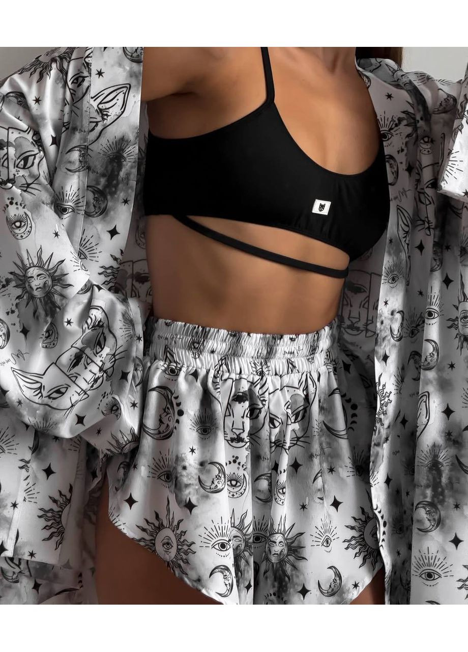 Белый женский костюм из софта Україна