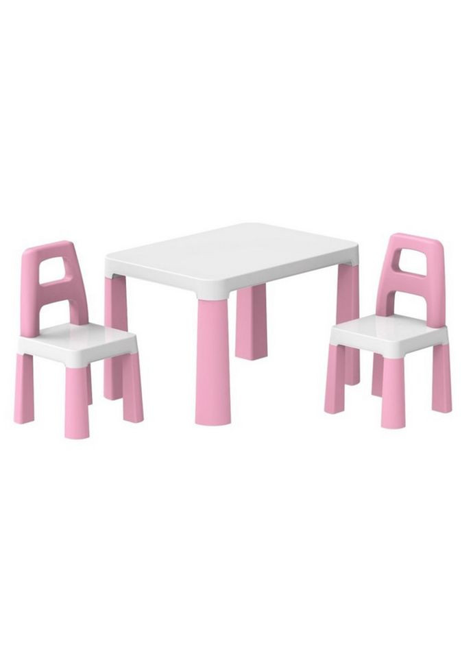 Дитячий стіл із двома стільцями 0457TXK рожевий ТехноК (322046164)