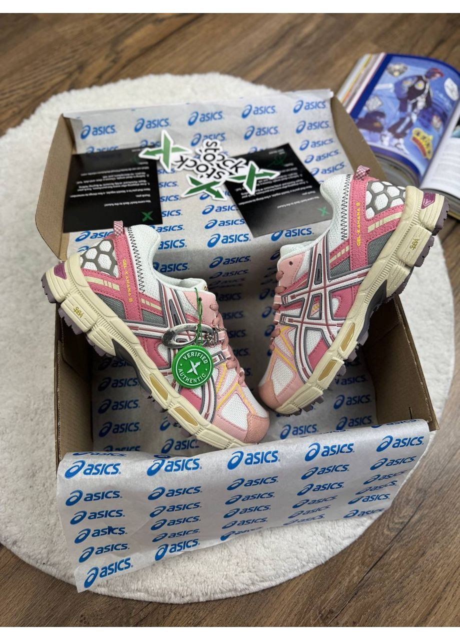 Розовые демисезонные кроссовки мужские asics gel-kahana 8 beige pink асикс гель кахано No Brand
