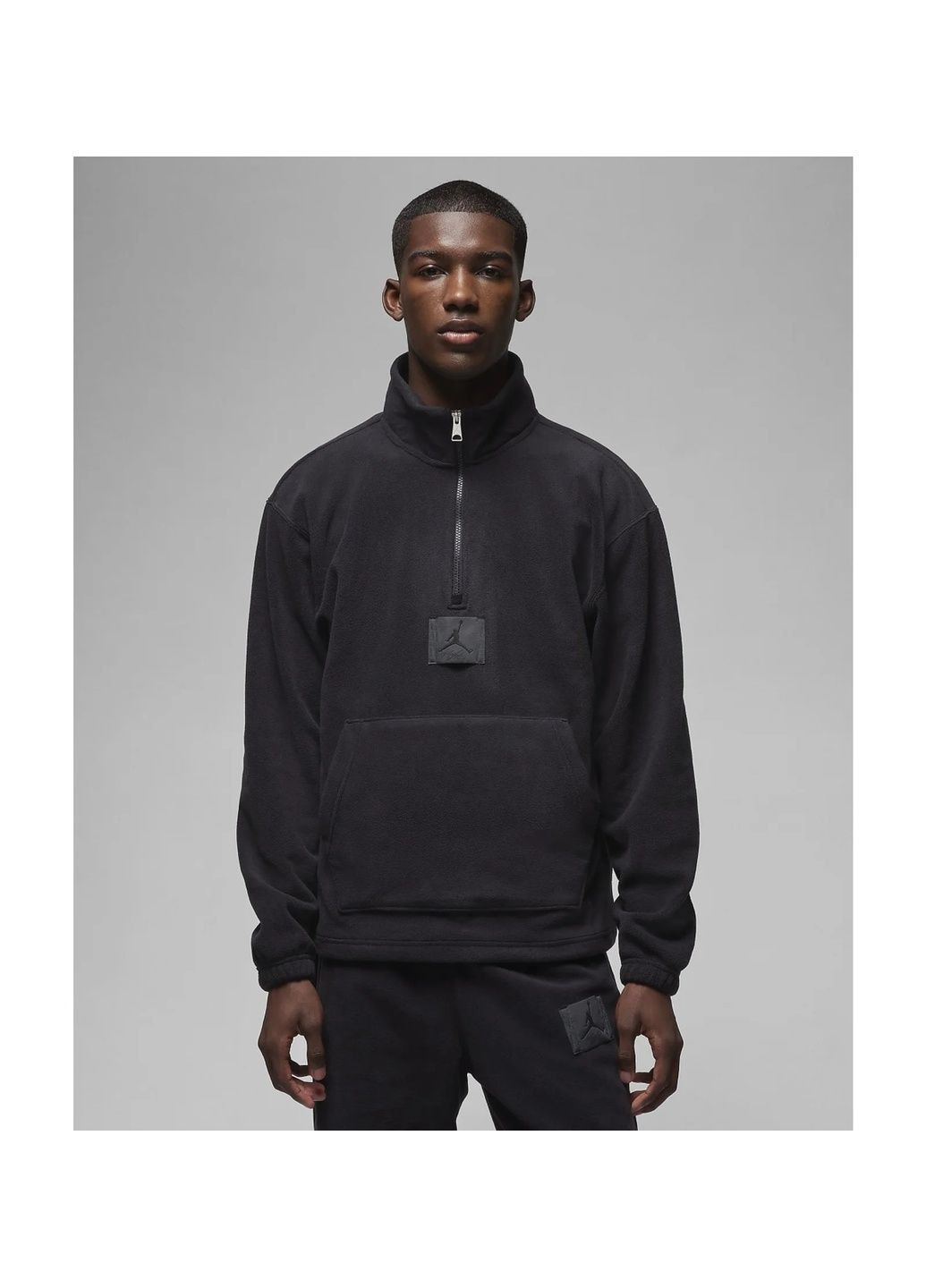 Кофта чоловіча Essentials Winterized Fleece Half-Zip Black Air Jordan (364662293)