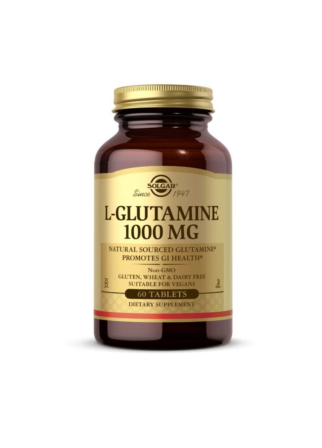 Аминокислота L-Glutamine 1000 mg, 60 таблеток Solgar (293421670)