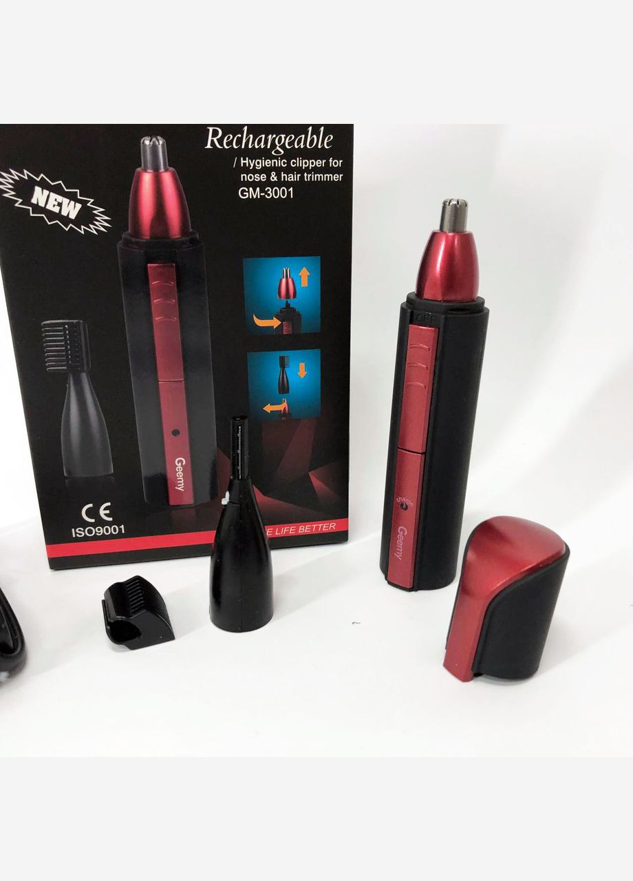 Триммер GM-3001 для носа и ушей, беспроводная электробритва, триммер для усов, триммер беспроводной Gemei (364663741)