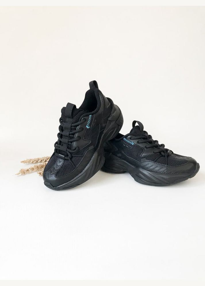 Черные детские кроссовки 29 г 18.3 см черный артикул к134 Zara