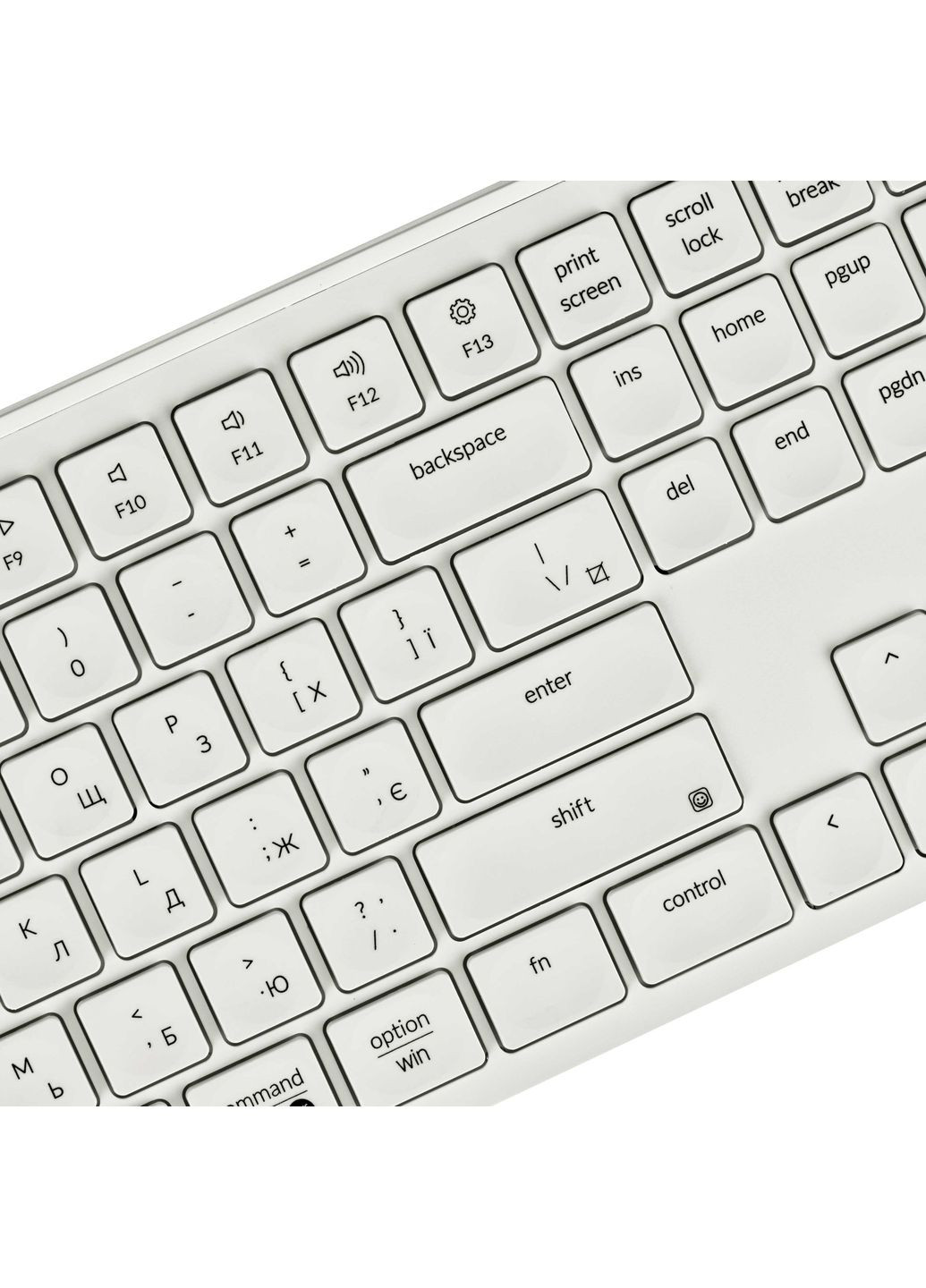 Клавіатура мембрана B6P-K8-UA B6 Pro, USB/WL/BT, ivory white Keychron (365731101)