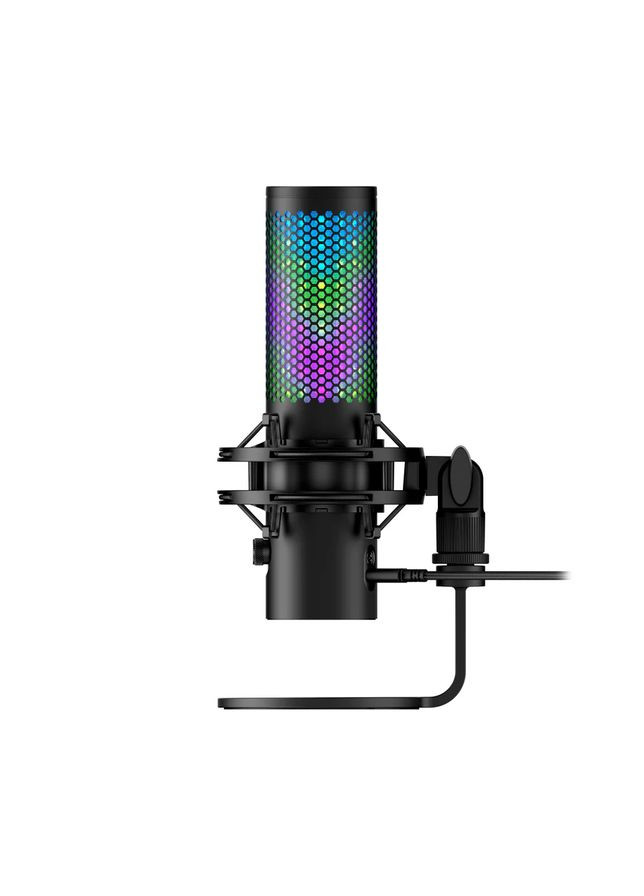 Микрофон гейминговый QuadCast 2 S, Omni/Uni/Bi, USBA, 3м, NGenuity, RGB, черный HyperX (314981177)