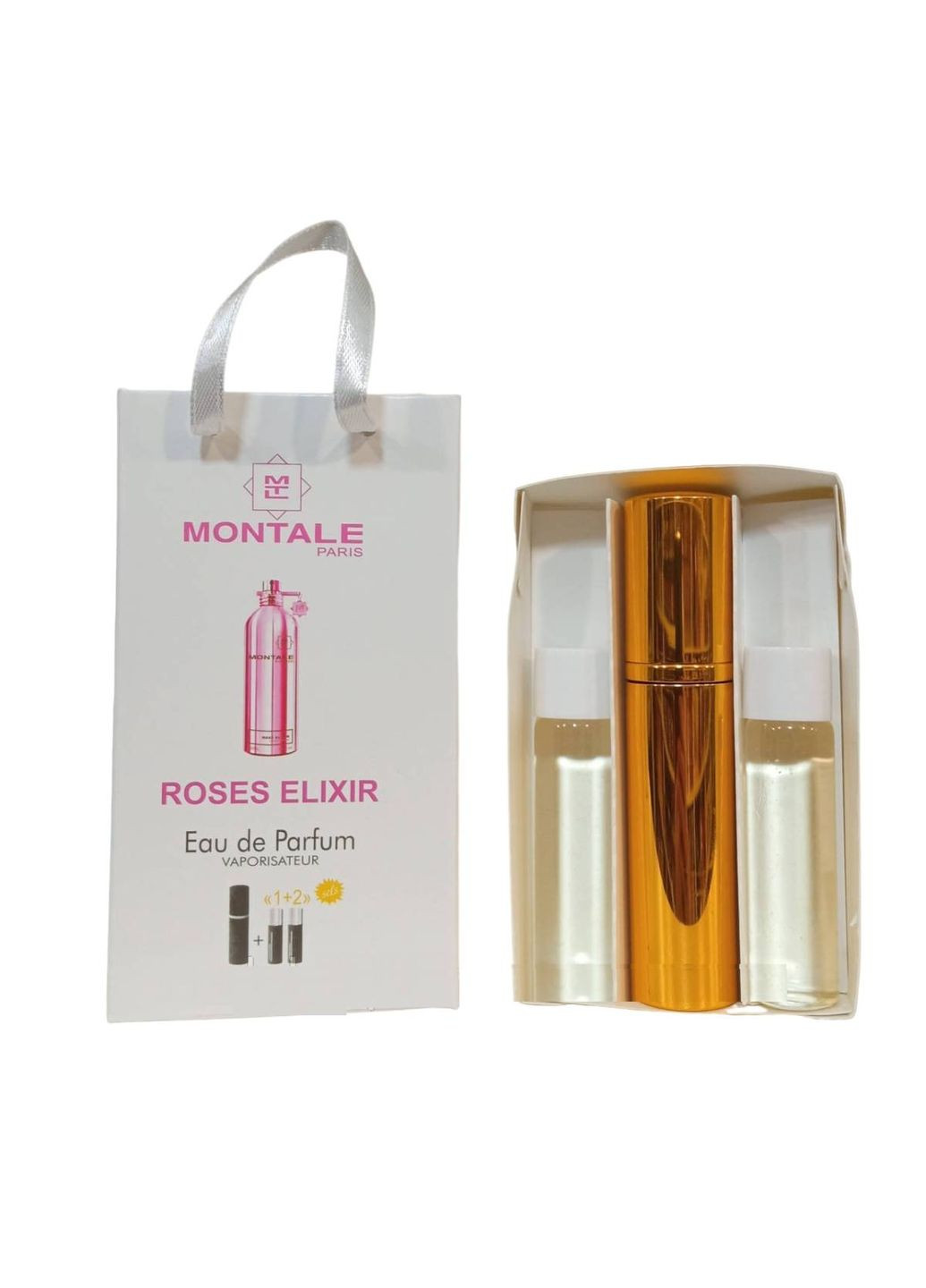 Женский Цветочный парфюм Montale Roses Elixir 3x15ml - Trio Bag No Brand (365655157)