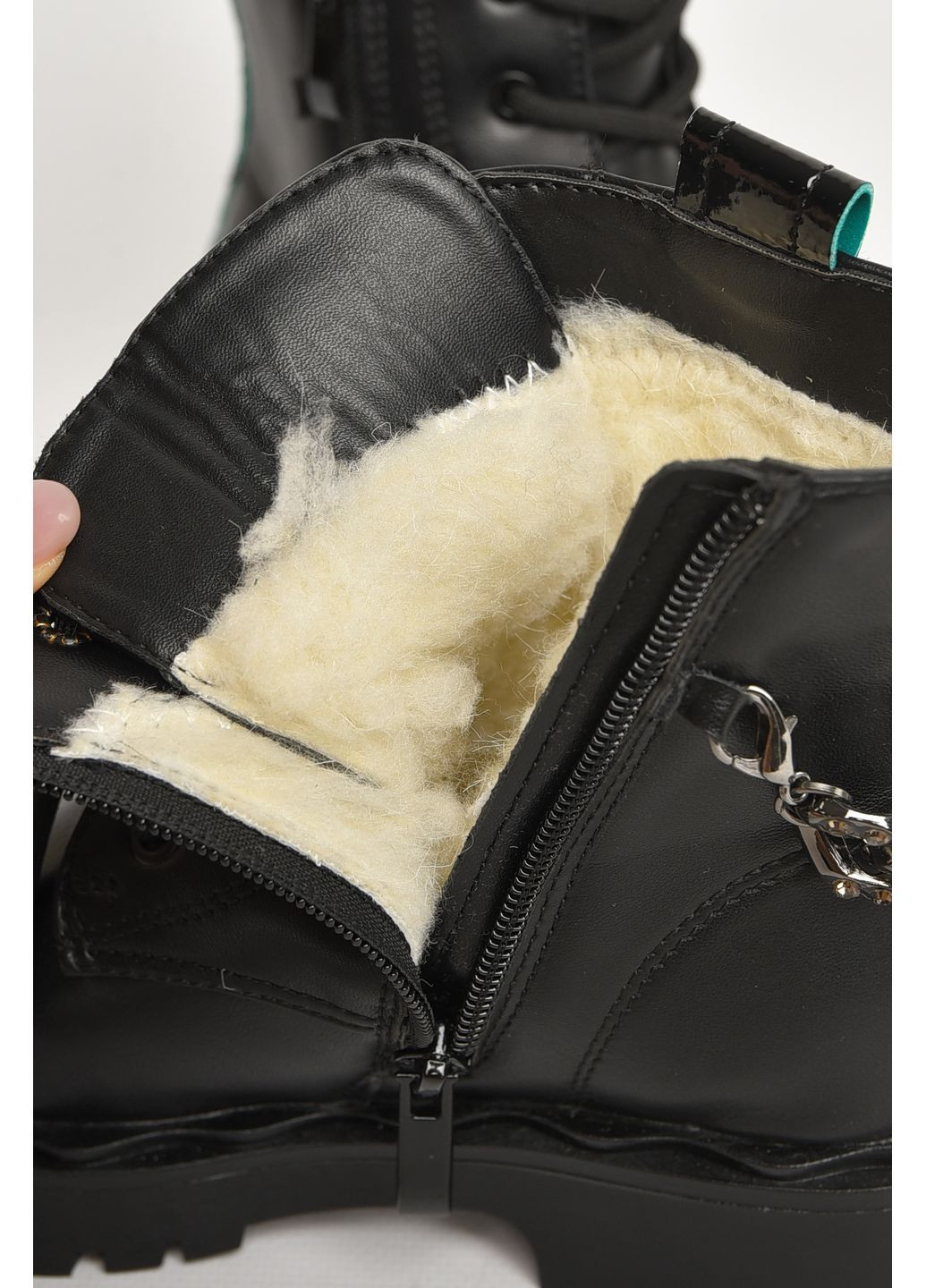 Черевики дитячі для дівчинки чорного кольору зимові Let's Shop (368726597)