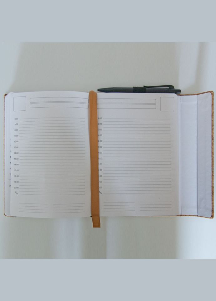 Щоденник-мотиватор на магнітах 21401-KR недатований, кора коркового дуба Kiri sketch (301086374)