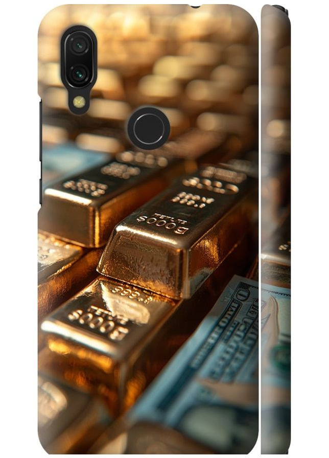 3D пластиковий матовий чохол 'Сяйво золота' для Endorphone Xiaomi Redmi 7 (291132170)