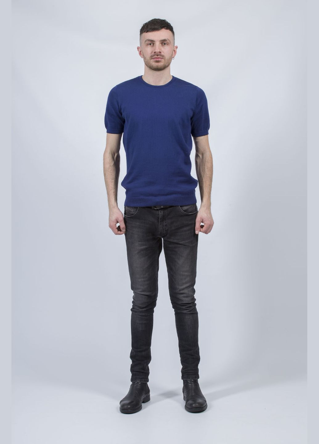 Синяя мужская футболка (, ), 45272 Buke