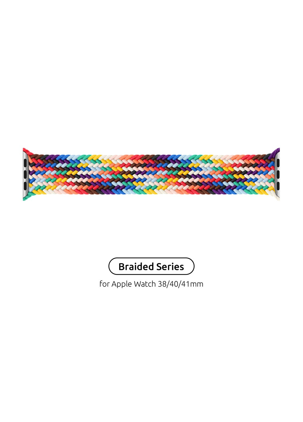 Ремешок Braided Solo Loop для Apple Watch 38/40/41mm Size 2 (120 mm) (ARM64933) ArmorStandart (259967435)