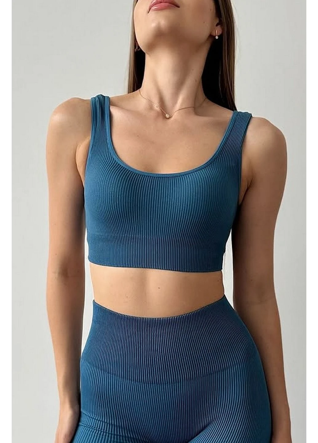Топ в рубчик на широких бретелях Top Basic Ribbed InSecret (387088031)