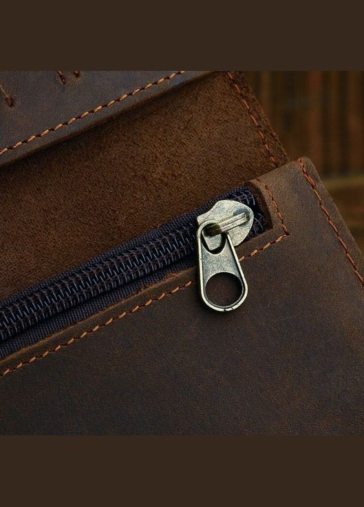 Мужской клатч 14383 из винтажной кожи Коричневый Vintage (331913204)