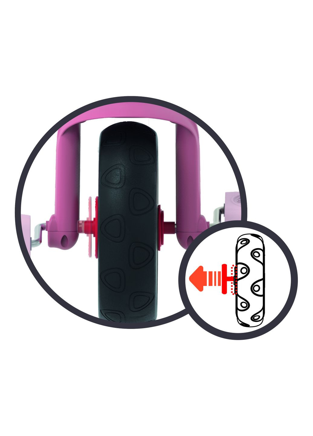 Триколісний велосипед 3 в 1 Toys Бі Муві Комфорт, рожевий () Smoby 740415 (361855733)