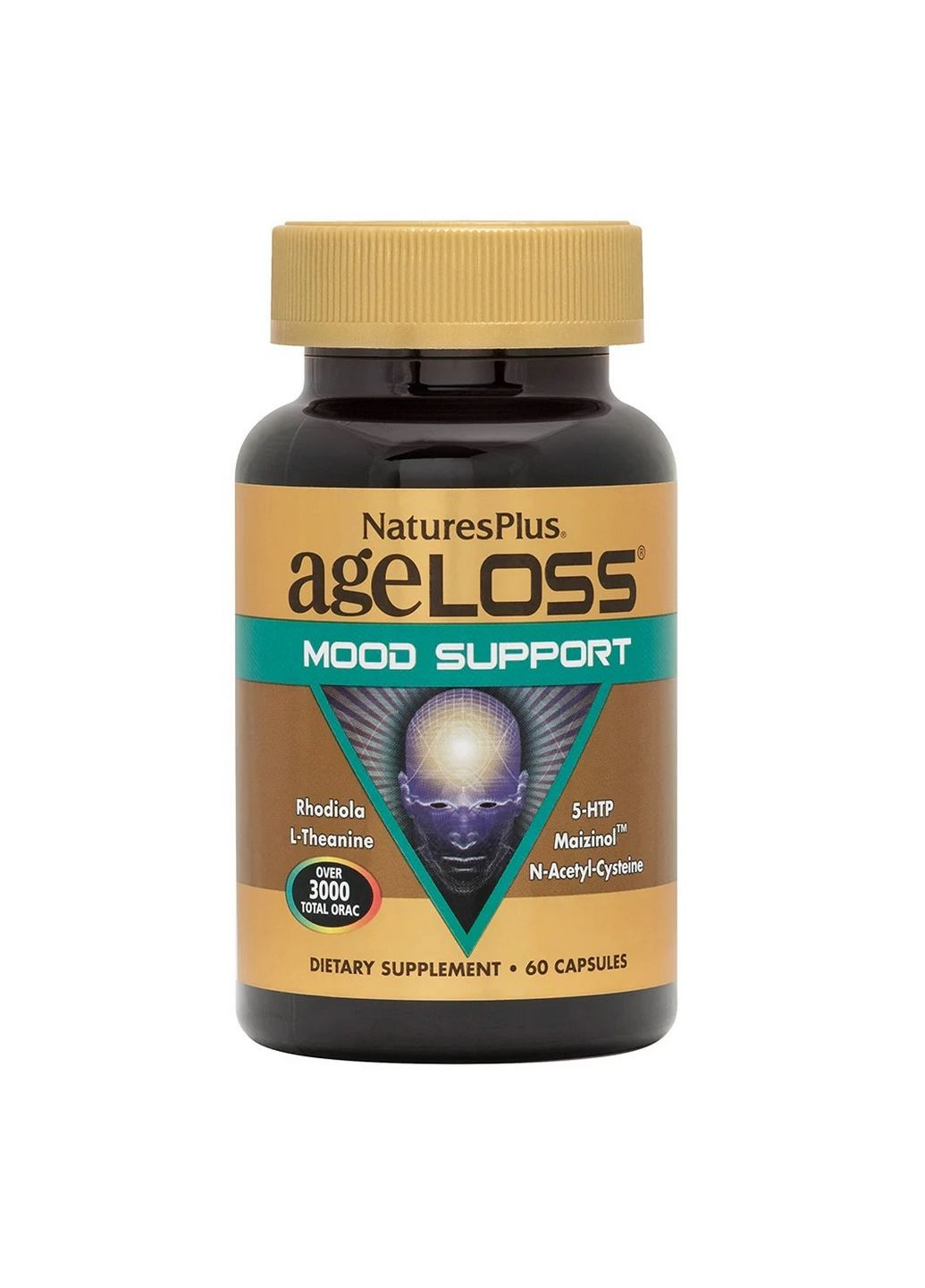 Натуральна добавка AgeLoss Mood Support, 60 капсул Natures Plus (293480302)