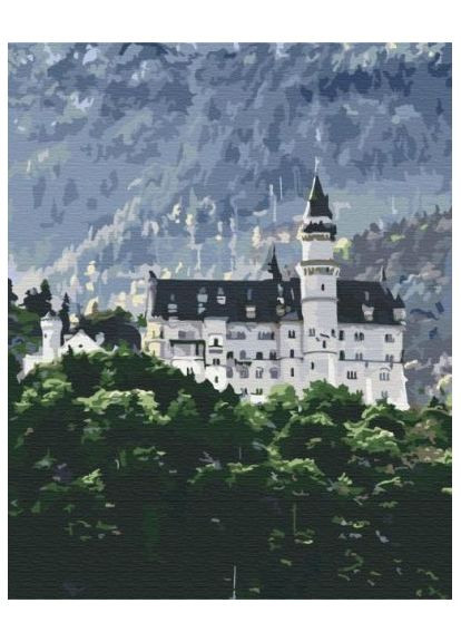 Картина по номерам "Пейзаж на Нойшванштайн" ★★★ Brushme (361417375)