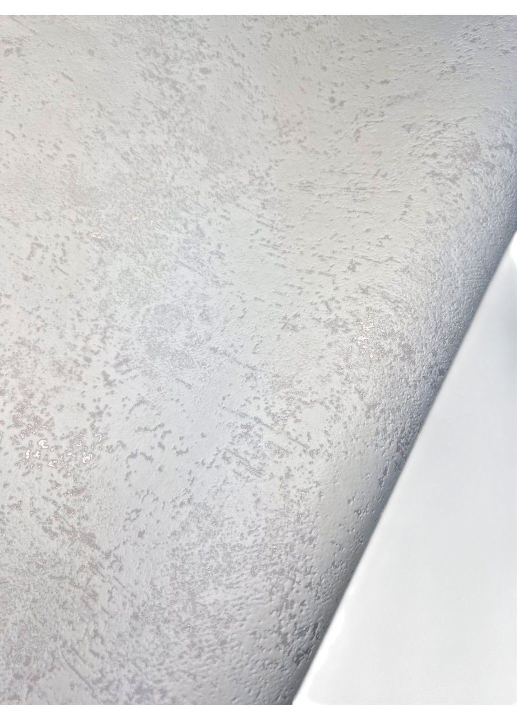 Шпалери вінілові 106 см × 10 м Слов’янські 3750-03, сірі під штукатурку для вітальні, спальні, коридору, дитячої кімнати Слов'янські шпалери (351382503)