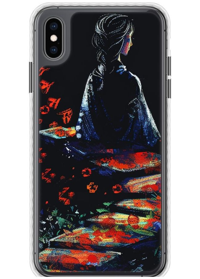 Чехол Bumper чехол 'Мечтательная девушка' для Endorphone Apple iPhone XS Max (285116698)