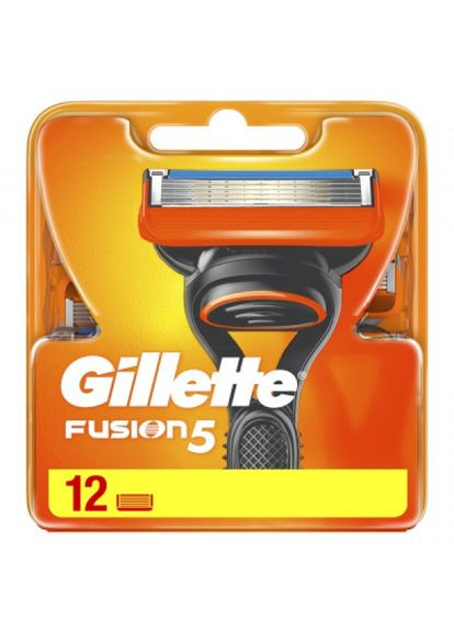 Змінні касети (7702018441075) Gillette fusion5 12 шт. (268143586)