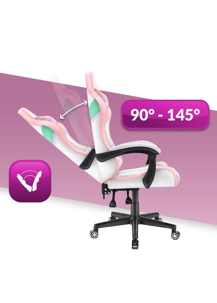 Комп'ютерне крісло Chair HC-1004 Rainbow PINK No Brand (347311471)