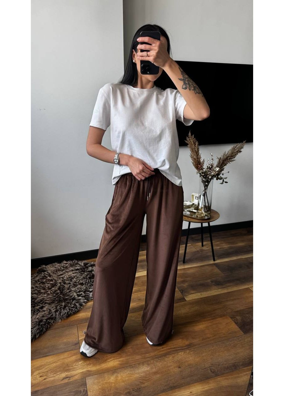 💛 Брюки из велюра-плюша – мягкость, уют и стиль в каждом движении! Размерная сетка в описании Vione (367076871)