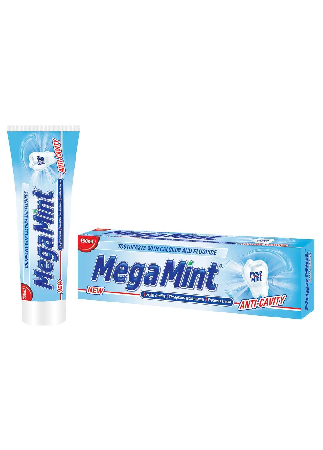 зубна паста 150ml. Anti-cavity Mega Mint (317903744)