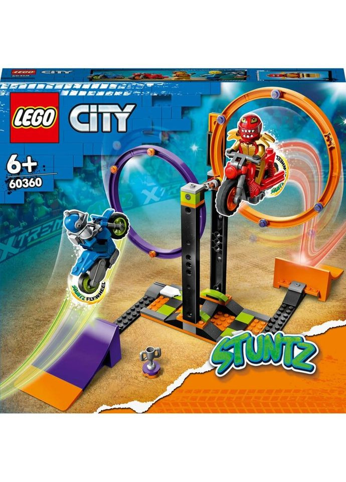 Конструктор City Stuntz Каскадерское задание с вращением 117 деталей (60360) Lego (281425727)